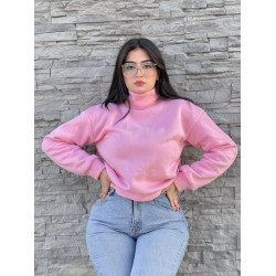 Turtleneck Pink Sweater
