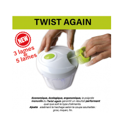 Twist Again - HACHOIR 2 TAILLES - Mixeur manuel