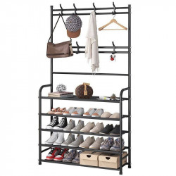 Clothes Rack With Shoe...