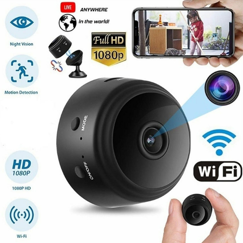 Mini caméra Wifi Caméra 1080p Hd Surveillance sans fil Sécurité Ip
