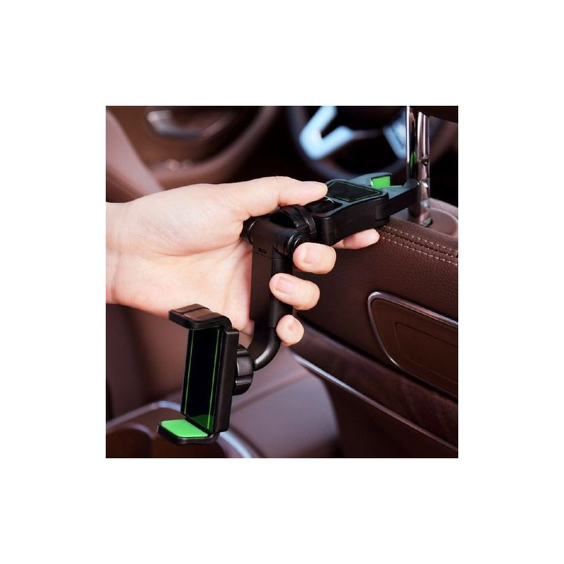 Support de téléphone de rétroviseur multifonctionnel pour voiture