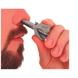 Portable manual nose trimmer