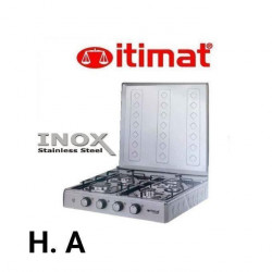 Itimat 4-burner stainless...