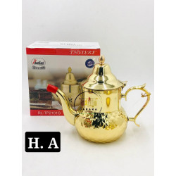 Large teapot pouring tea,...