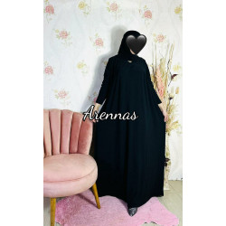 Abaya cloche noire