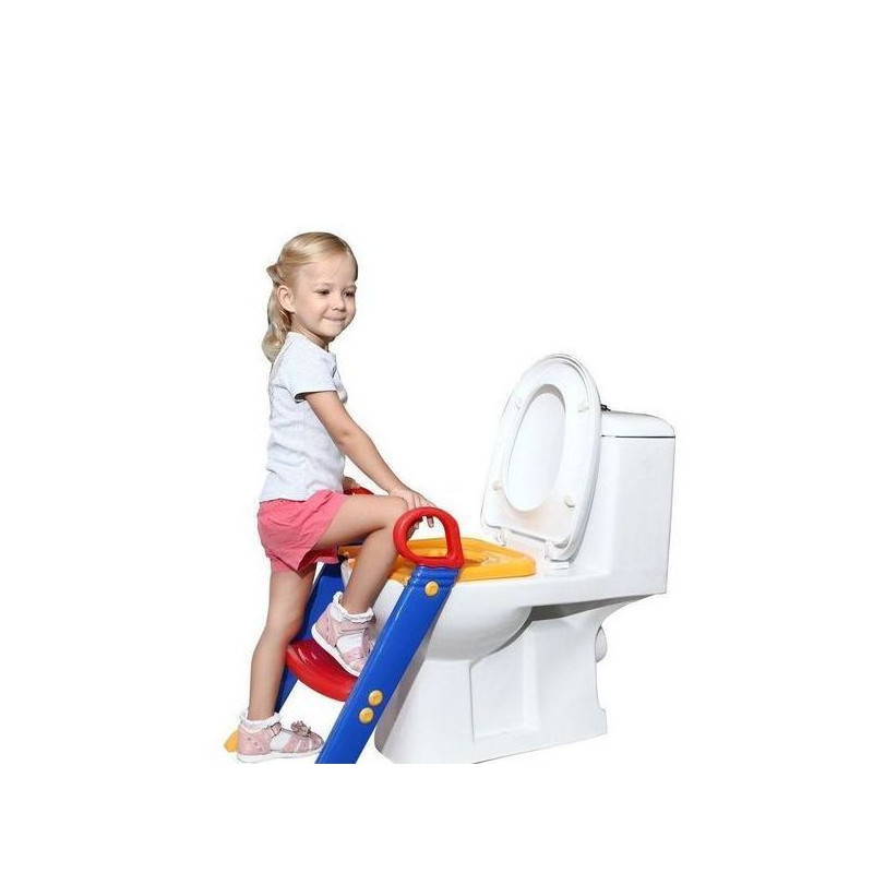 Siège de Toilette Enfant Pliable et Réglable, Reducteur de