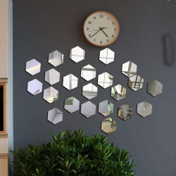  silver decoration hexagon...