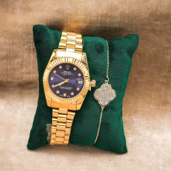 women's watch + bracelet