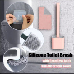 Silicone wall cleaning brush