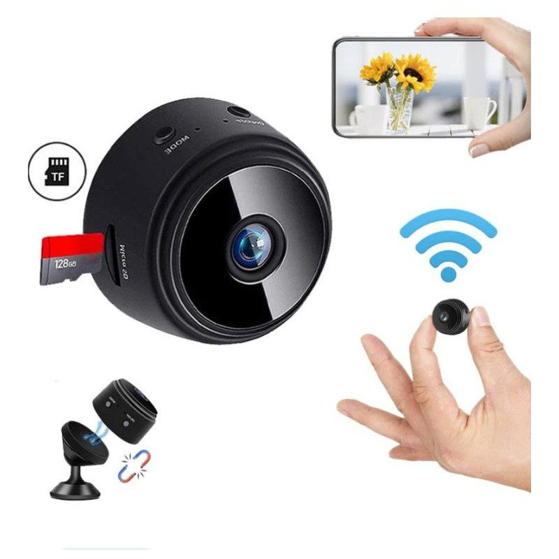 Mini caméra espion wifi HD 1080P, dispositif de sécurité sans fil