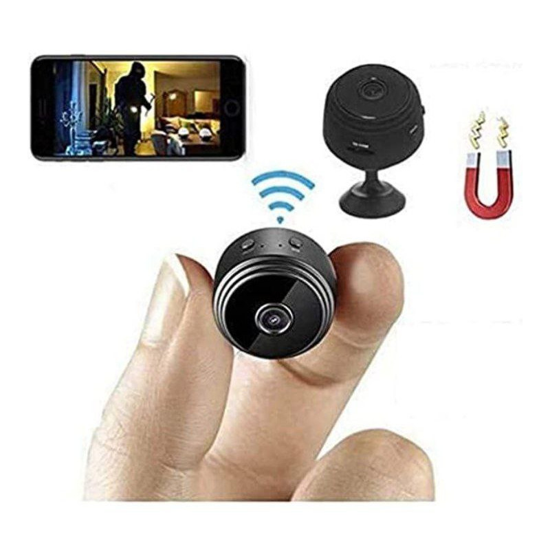 Cewaal – Mini caméra de Surveillance IP WiFi HD 17200P, dispositif de  sécurité sans fil, babyphone vidéo, alarme, 100%, ✓ Meilleur prix au Maroc  et ailleurs