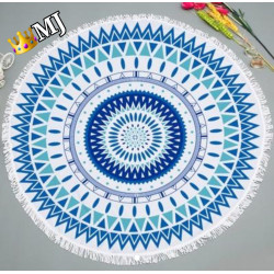 Large round beach towel