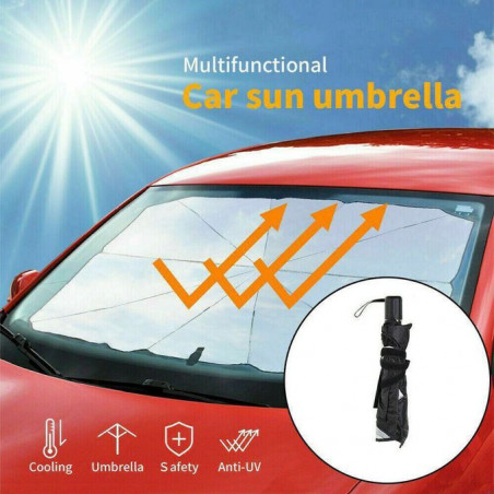 Pare-soleil / parapluie de voiture - Pare-brise intérieur de voiture -  Pliable - | bol