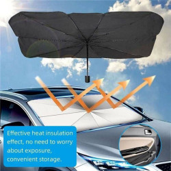 Pare-Brise de Voiture, Protection UV Universelle Pliable Parapluie