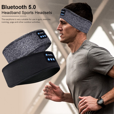 Casque de sommeil Bluetooth sans fil Bandeau de sport Écouteur