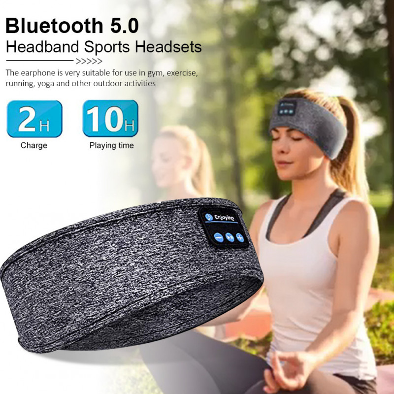 Casque de sommeil Bandeau de sport Bluetooth, casque bandeau de
