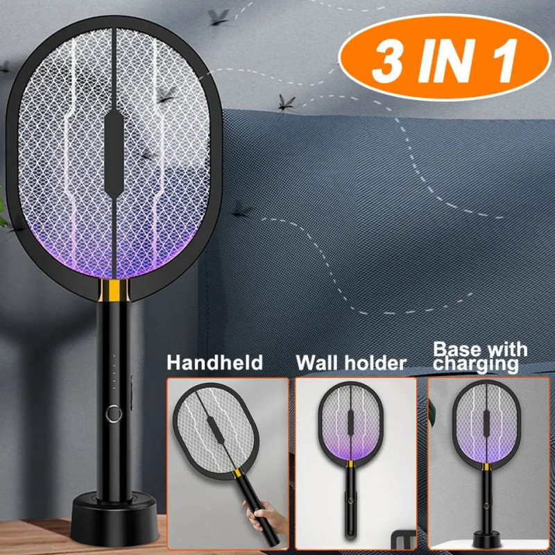 3in1 domestic electric swatter, insect killer, insect zapper, USB