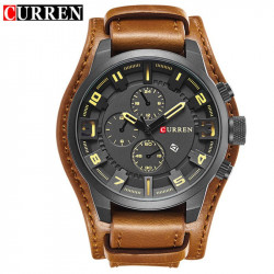 Montre homme cuir de luxe...