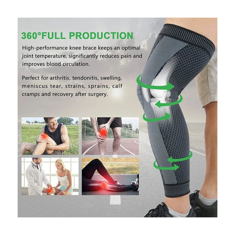 2 bande mèdical elastique,sibote ,protège le genou et la cuisse comfort