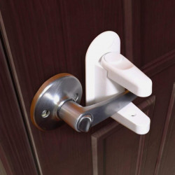 Adhesive security latch for...