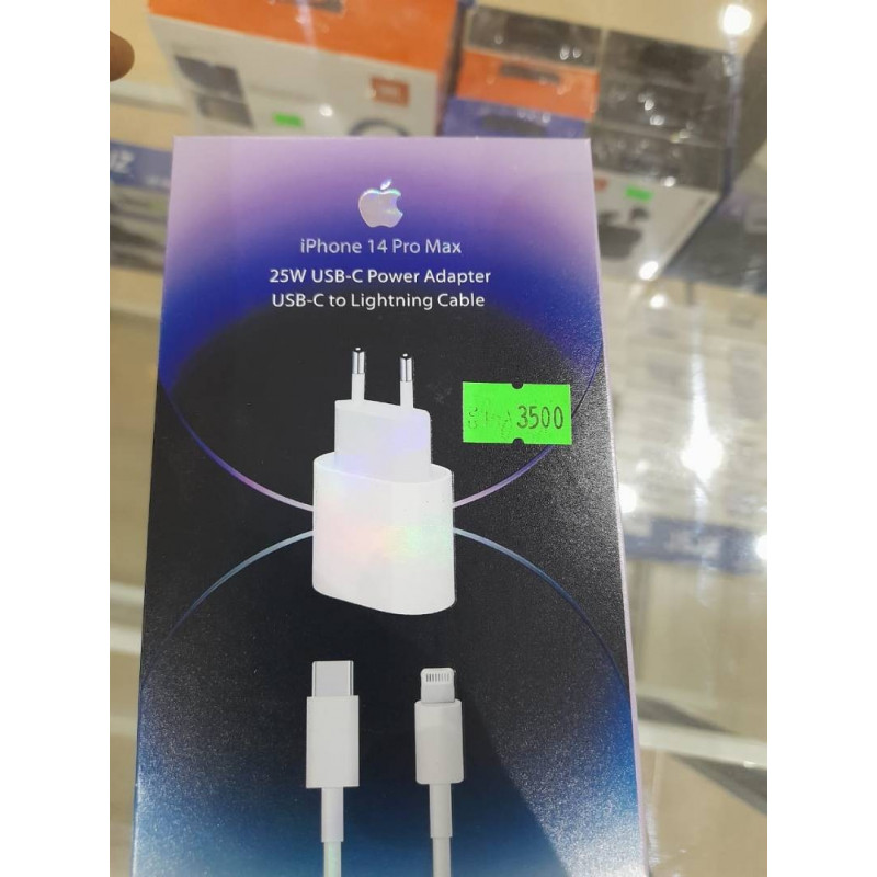 Generic Adaptateur Secteur USB‑C 25 W + Cable ( Iphone 14/14 Pro