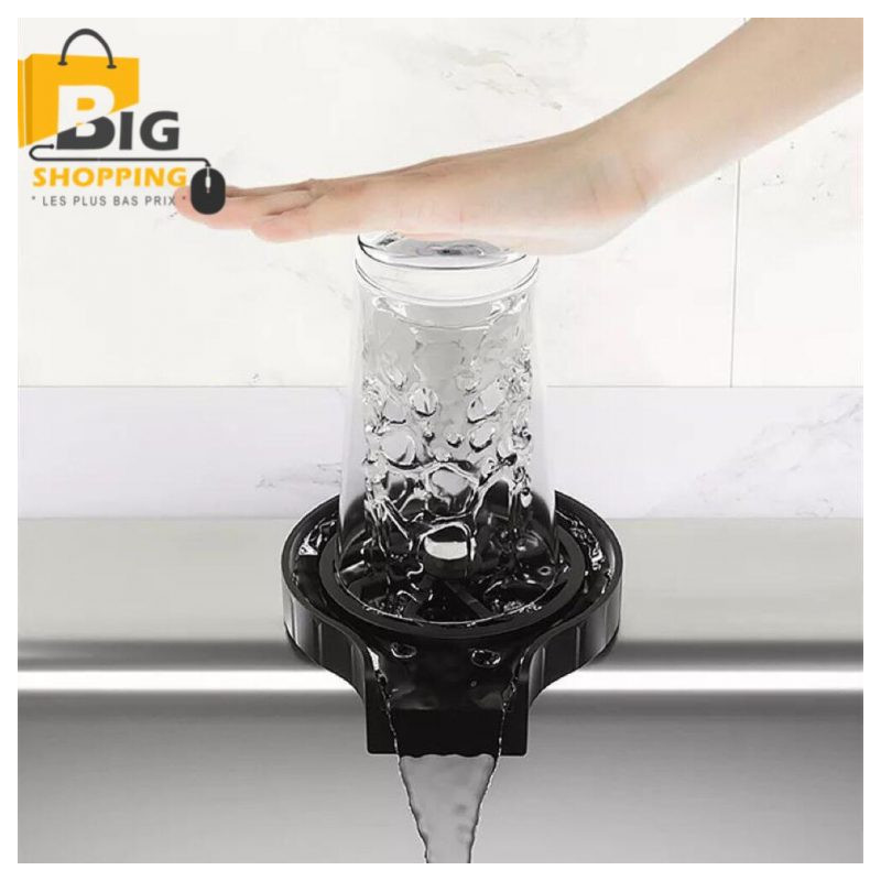  Cup Washer For Sink, FONTOP Glass Rinser with 360