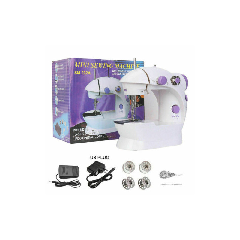 Mini Sewing Machine SM-202A - Portable Desktop Sewing Machine