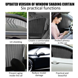 Pare-soleil magnétique pour fenêtre de voiture, Protection UV