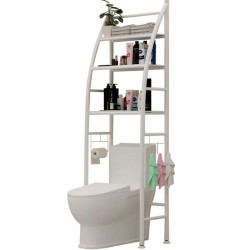 Storage shelf for toilets