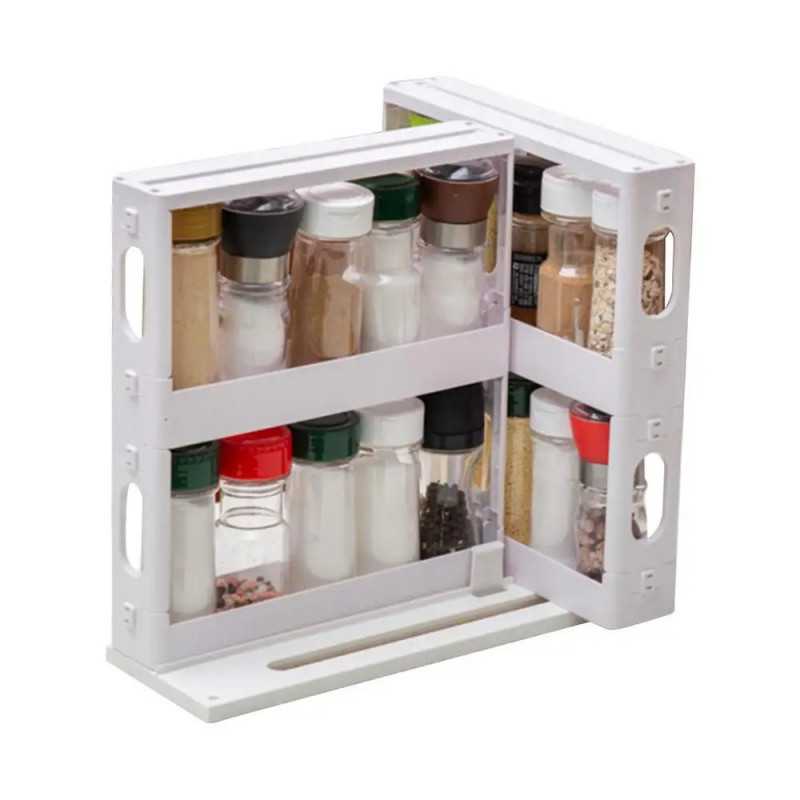 ECOCO Multifunctional Kitchen 360° Rotating Spice Storage Rack