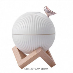 Moon lamp with air humidifier for birds