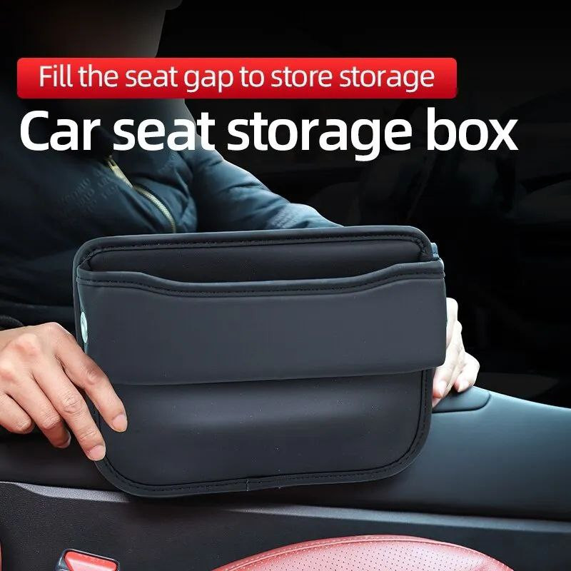 Acheter Organisateur universel d'espacement de siège de voiture en cuir PU,  Console automatique, poche latérale, boîte de rangement de fentes de siège,  accessoire intérieur pour BMW G30 F30