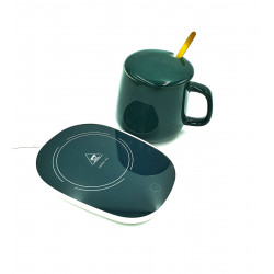 green ceramic thermos for...