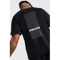 T SHIRT focus NOIR AVEC UN...