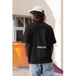 T SHIRT focus NOIR AVEC UN...