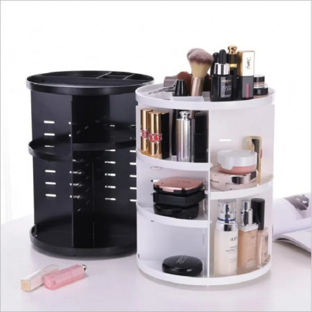 360 degree rotating makeup storage box