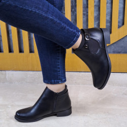 OKZA BLACK women's ankle boots