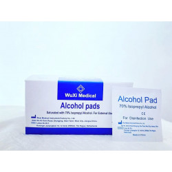 PADS D'ALCOOL PACK 100 PIÈCES