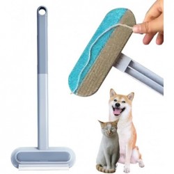 brosse multifonctionnelle pour enlever les poils d'animaux, brosse de nettoyage de vitres portable