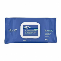 Uriage Bébé 1st Extra-Gentle Cleansing Wipes – 70 units